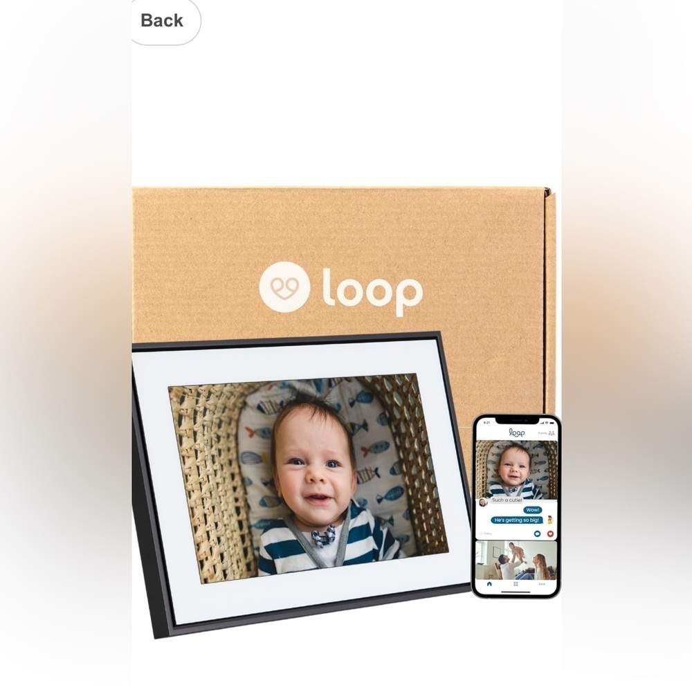 Loop digital picture frame
